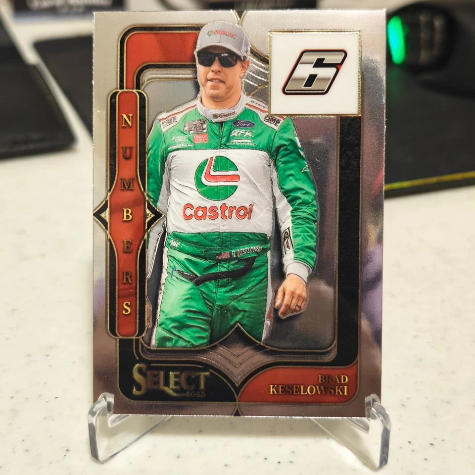 BRAD KESELOWSKI 2025 SELECT RACING NASCAR NUMBERS INSERT #16 BASE - Image 1 of 1
