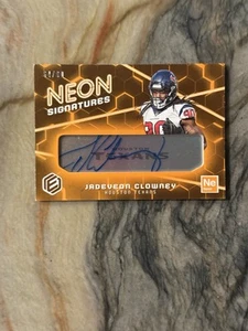 JADEVEON CLOWNEY 2018 Panini Elements Neon Signatures Tier 1 Auto /90 Texans - Picture 1 of 2