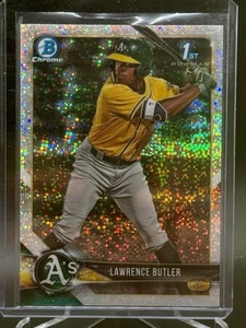 2018 Bowman Chrome Mini Diamond Lawrence Butler 1st Prospect #BDC4 Athletics - Picture 1 of 2