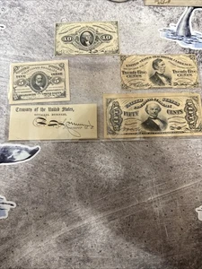 Counterfeit Detector Fractional Currency Note From Bill Heath's Dectector - Picture 1 of 5