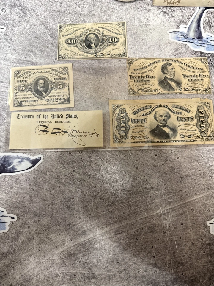 Counterfeit Detector Fractional Currency Note From Bill Heath's Dectector - Image 1 of 4