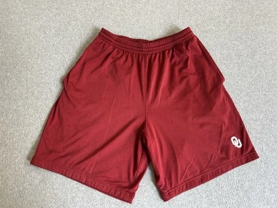 Oklahoma Sooners Shorts Mens Medium Red Nike Athletic Workout Gym NCAA - Image 1 of 4