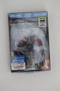 Terminator Salvation (Blu-Ray 2009) Best Buy Ltd Ed Director's Cut Skull Case - Picture 1 of 1