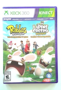 🟥 Rabbids Invasion Lapins Crétins - Xbox 360 KINECT - Good Condition 🟥 - Picture 1 of 6