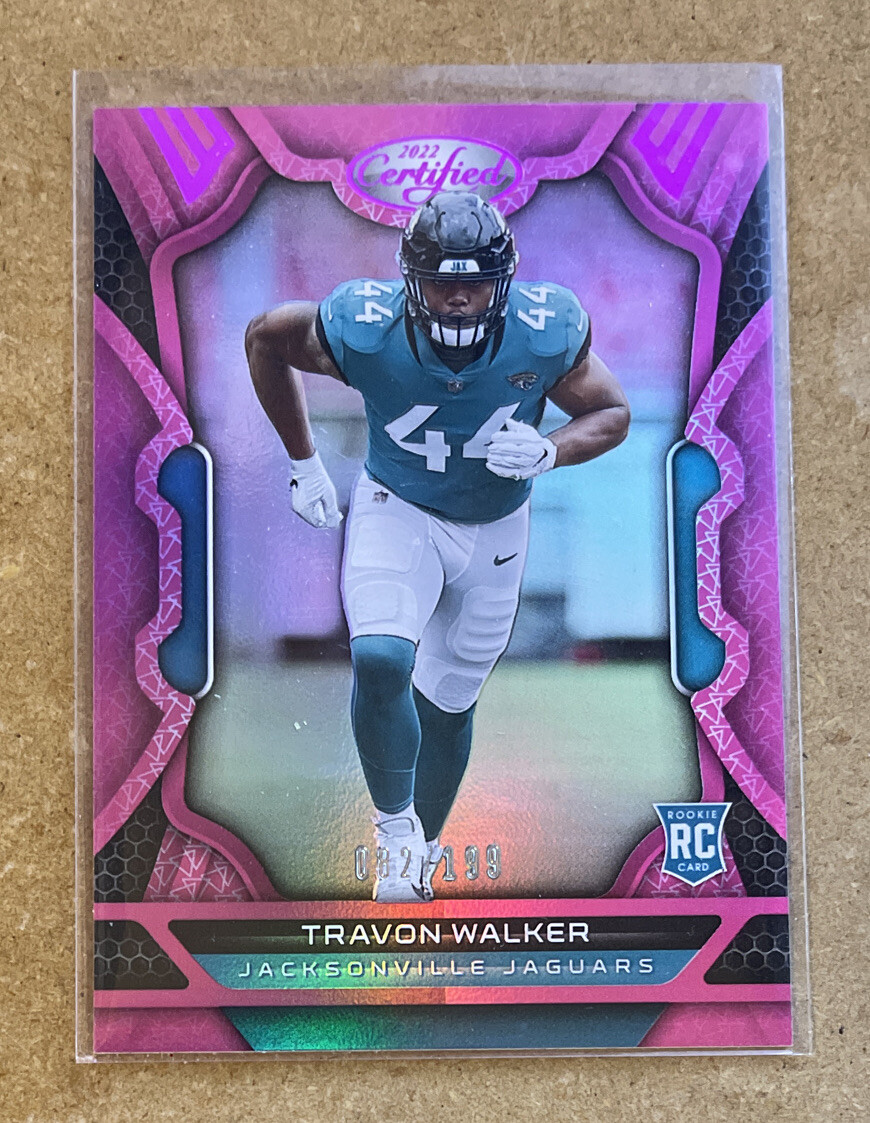 2022 Panini Certified Football Travon Walker Rookie Pink /199 Jaguars #126 RC