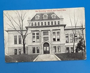 Eau Claire WI Wisconsin, scuola di formazione, antica, cartolina d'epoca c1910 - Foto 1 di 3