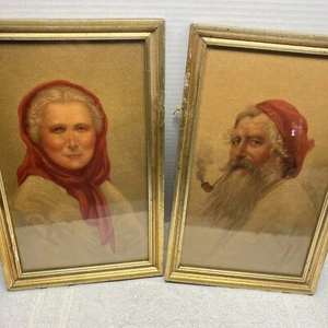 Mr and Mrs Claus Weihnachten selten M&B Inc NY. Sydney Beh Antik Sammlung - Bild 1 von 12