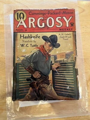 Argosy Weekly for Nov 4, 1933 Strictly For Collector’s Fair Condition Foto 1 de 4