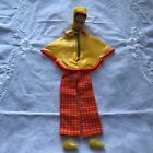 Vintage 1971 Barbie Poncho Put On Outfit # 3411 Mint Cond., Complete & Awesome!