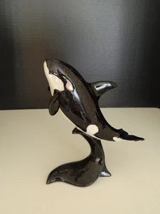 Orca Killer Whale Marine Mammal Sea Ocean Amy & Addy Nautical Figurine - Picture 1 of 3