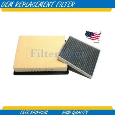 Filtro de aire de cabina carbonizado y motor para Toyota Tacoma V6 2016-2020 vendedor de EE. UU. Foto 1 de 4