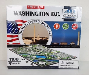 Puzzle Tiempo Paisaje Urbano 4D, Washington D.C. 1100+ Piezas, Nuevo Precintado - Imagen 1 de 3
