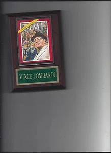 VINCE LOMBARDI PLAQUE GREEN BAY PACKERS FOOTBALL MAG PHOTO PLAQUE NFL  - Picture 1 of 1