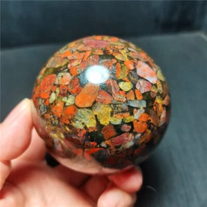 RARE 475g Natürliche Farbige Rote Achat Kristall Madagaskar Heilung A10 - Bild 1 von 7