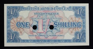1956 British Armed Forces 1 Shilling PM26b Uncirculated Great Britain - Picture 1 of 5