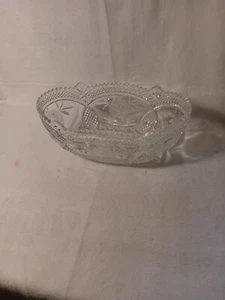 american brilliant cut glass bowl heavy - Picture 1 of 3