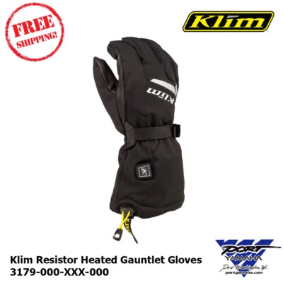 Klim Resistor Heated Gauntlet Mens Snowmobile Gloves 3179-000-XXX-000 Foto 1 de 4