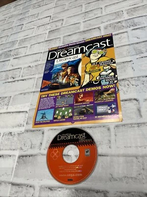 SEGA DREAMCAST MAGAZINE NOV. 2000 VOL. 8 DEMO DISC + Back Cover ONLY - Tested - Image 1 of 4