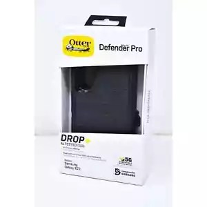 OtterBox Defender Pro Series Case and Holster For Samsung Galaxy S23 - Black - Picture 1 of 4