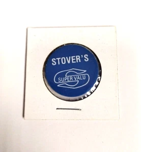 10 Cent - Blue Token - Food Stamp Credit - Stover's Super Valu - Picture 1 of 2