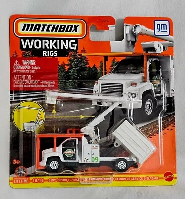 2024 MATCHBOX WORKING RIGS - GMC C8500 TOPKICK TREE TRIMMING TRUCK 16/16- 1:64 - Image 1 of 4