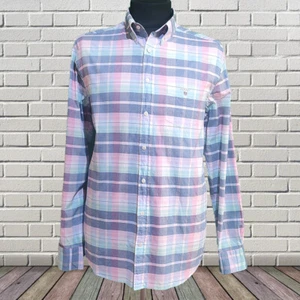 Camisa para hombre GANT Madrás cuadros multicolor algodón manga larga talla XL, 43/44 - Imagen 1 de 8