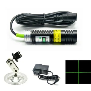 532nm 50mW Green Cross Laser Modul mit 5V Leistung und Einstellbare Halterung - Picture 1 of 6