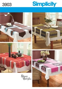 Simplicity 3903 Table Runners Sewing Pattern Uncut - Picture 1 of 2