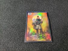 2022 Topps Star Wars Galaxy Chrome Refractor #45 Leia Organa In Boushh Disguise
