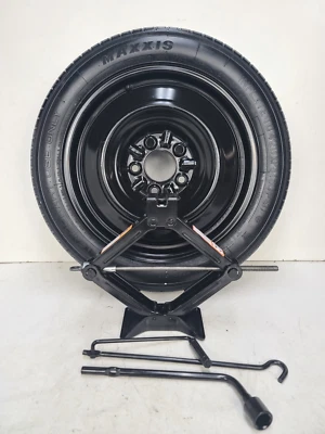 备用轮胎 16 英寸带千斤顶套件 适合:2014 - 2018 年马自达 3 小巧型甜圈 — 第 1/4 张图片