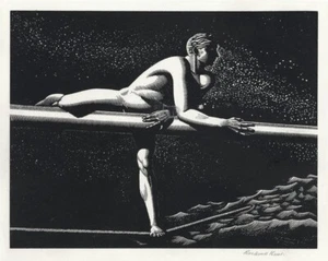 Rockwell Kent : Bowsprint : 1930 : Archival Quality Art Print - Picture 1 of 2