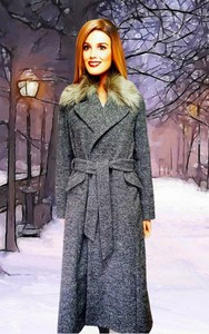 oasis panel fitted coat