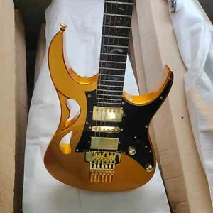 Guitarra Eléctrica Personalizada Abulón Flor Incrustación Floyd Rose Trémolo Garra de León - Imagen 1 de 5
