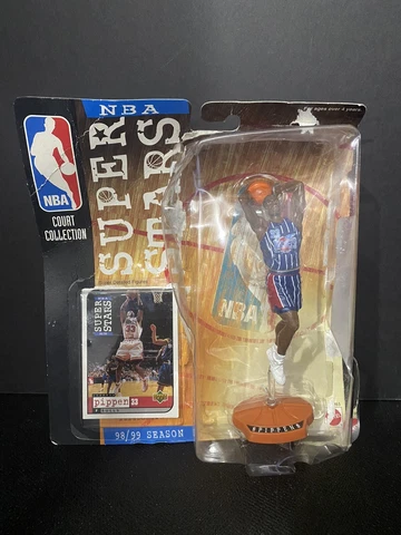 1998-99 SCOTTIE PIPPEN SUPER STARS NBA COURT COLLECTION DAMAGED BOX Cover