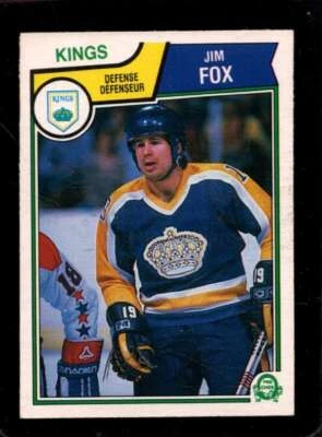 1983-84 O-PEE-CHEE #154 JIM FOX EXMT KINGS (WAX) *X70587 - Image 1 of 2