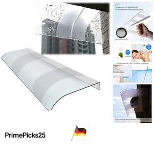 KDGUDYS Vordach aus Polycarbonat für Haus, Terrasse, transparent, wetterfest,... - Bild 1 von 10