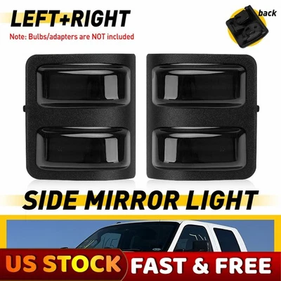 Luz de luz de espejo retrovisor lateral giratoria 2 piezas para Ford 2013-2014 F150 Lincoln Mark LT Foto 1 de 4