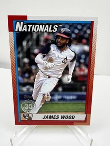 2025 Topps Series 2 James Wood 35th Anniversary Rookie 90B2-47 - Bild 1 von 2