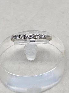 Diamantring 9 kt Weißgold Größe N1/2 (2,09 g) - Bild 1 von 11