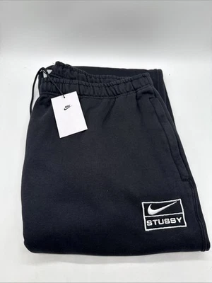 Nike x Stussy DO5296-010 Washed Logo Embroidered Sweat Long Pants Men’s Size XXL - Image 1 of 4