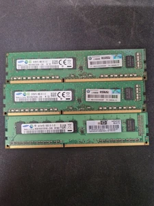 Samsung 4GB (2x2GB) DDR3 PC3-12800 1600MHz ECC UDIMM Memory M391B5673GB0-CH9 - Picture 1 of 1