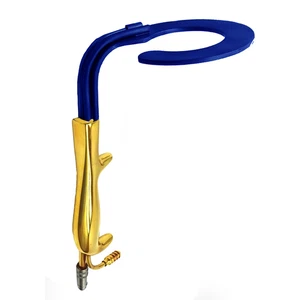 Retractor de aumento de senos circular C, aislado, en el sentido de las agujas del reloj con fibra óptica... - Imagen 1 de 1