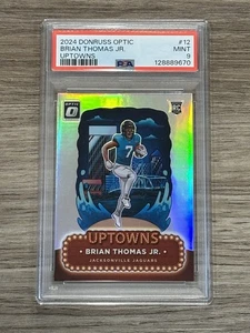 2024 Panini Donruss Optic - Uptowns Brian Thomas Jr. #12 (RC) PSA 9  - Picture 1 of 2