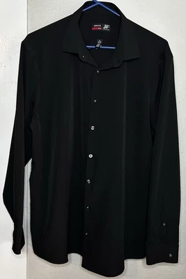 J. Ferrar Classic Black Button Down Shirt Size XL - Image 1 of 3