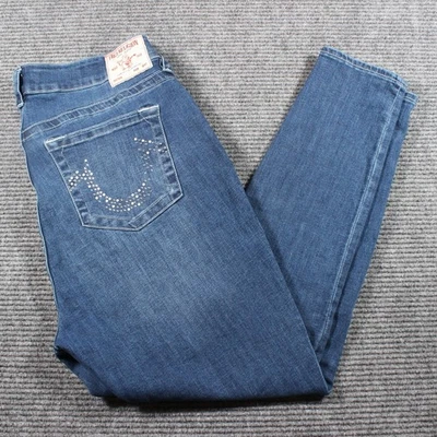 True Religion Jennie Curvy Mid-Rise Super Skinny Jeans Women’s 36, 27” - Image 1 of 4