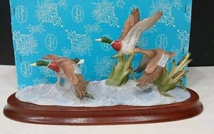 Vintage Andrea By Sadek "Flying Mallard Duck" Figurine - In Original Box  - Picture 1 of 7