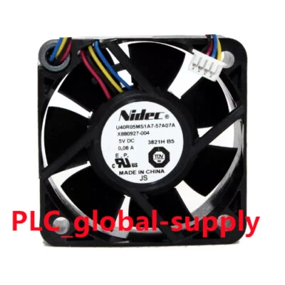 U40R05MS1A7-57A07A 1PCS NEW Nidec Cooling Fan 5V DC 0.08A 4pin  Fast shipment - Image 1 of 4