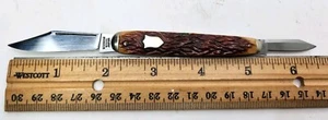 Vintage YCC Japan 2 Blade Pocket Knife NOS - Picture 1 of 10