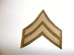 b0709s WW 1 US Army Chevron for Corporal AEF 4/30/1918 single IR30E - Picture 1 of 3