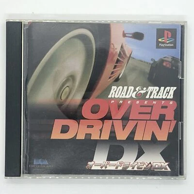 Road & Track Presents Over Drivin' DX 1996 Sony PlayStation PS1 EA Japanese ver - Image 1 of 4